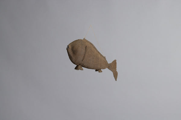 Small Knit Steel Ceremonial Fish from the Island of Sumba