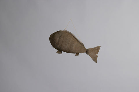 Small Knit Steel Ceremonial Fish from the Island of Sumba