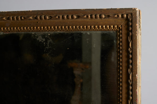 Late 18th Century Two Part Mirror with Original Glass