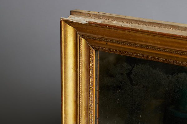 Mid 19th Century Charles X Over Mantel Mirror from Central France