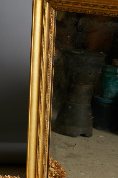 Mid 19th Century Charles X Over Mantel Mirror from Central France