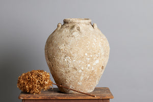 Extra Large Tsung Shipwreck Storage Jar from the Spice Trade