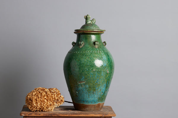 Very Large Early Green Glaze in the Chinese Style