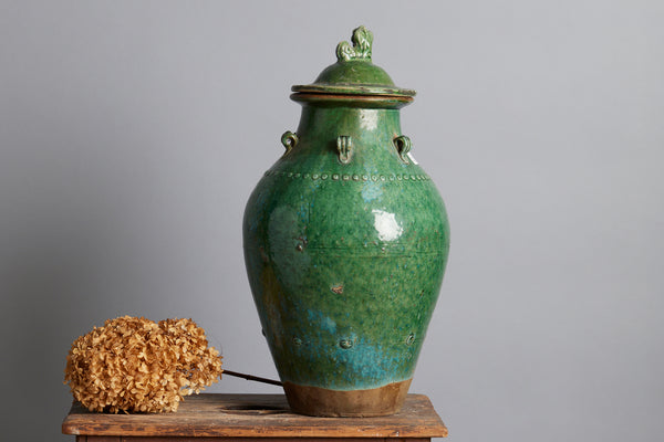 Very Large Early Green Glaze in the Chinese Style