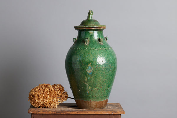 Very Large Early Green Glaze in the Chinese Style