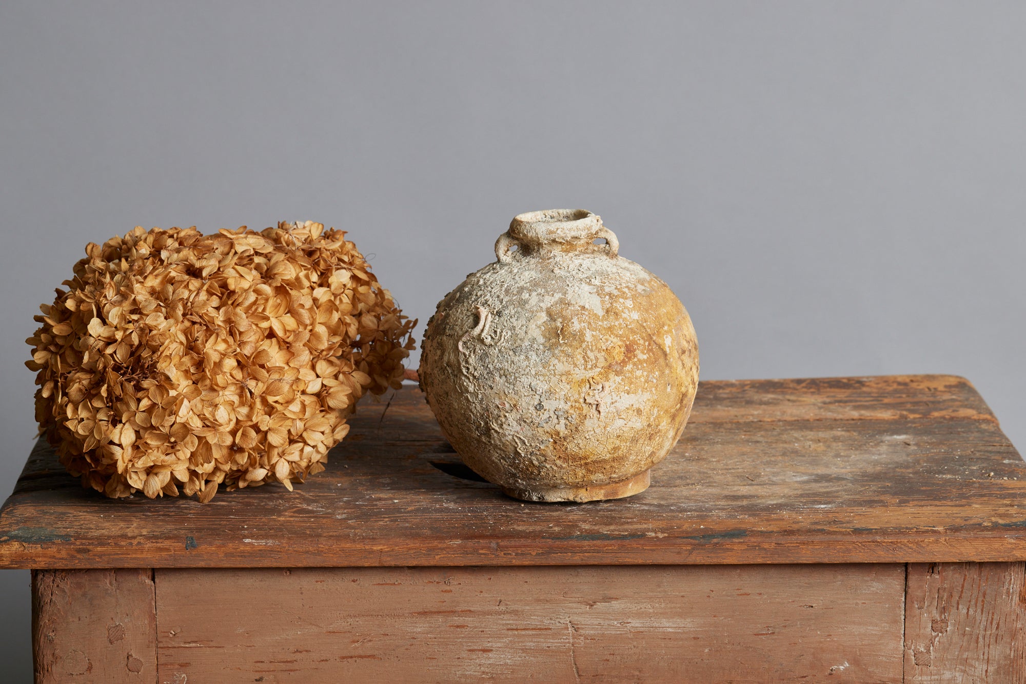 Small Song Dynasty Coconut Shape Shipwreck Storage Bottle with Shell & Coral Encrustations