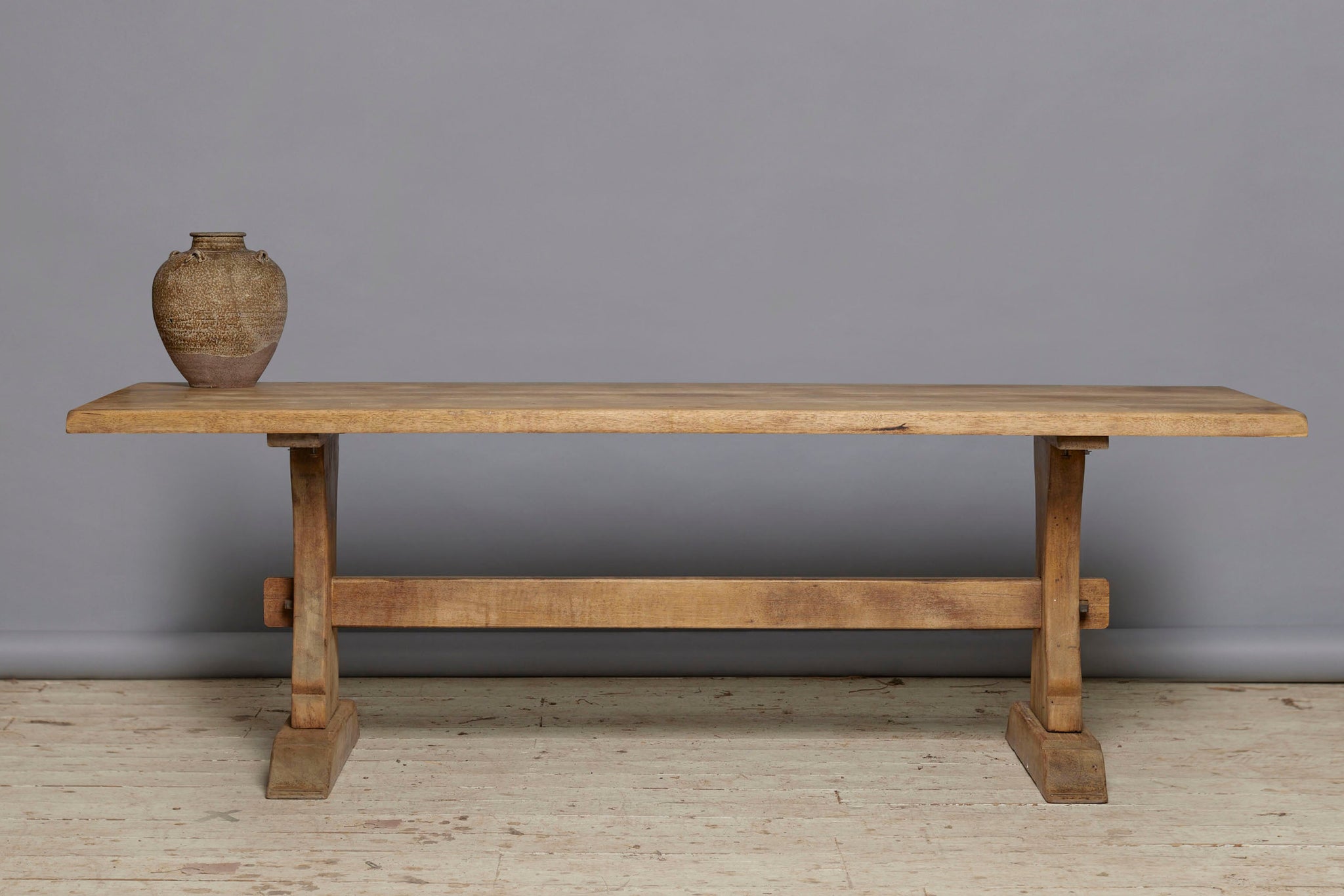 Sycamore Monastery Table with Tressle Base