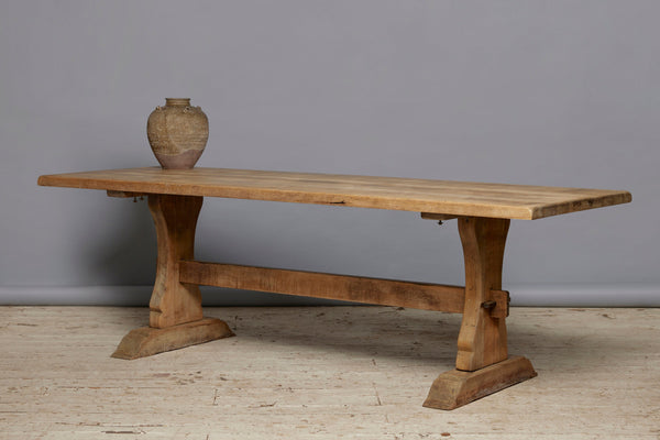 Sycamore Monastery Table with Tressle Base