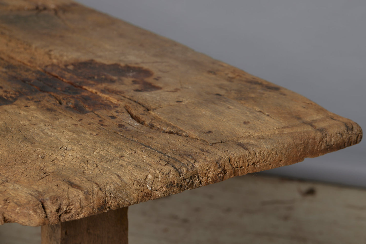 18th Century Spanish Walnut Monastery Table with a Lovely Worn Patina