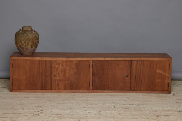 Four Door Mid Century Modern Hanging Teak Cabinet from Jakarta