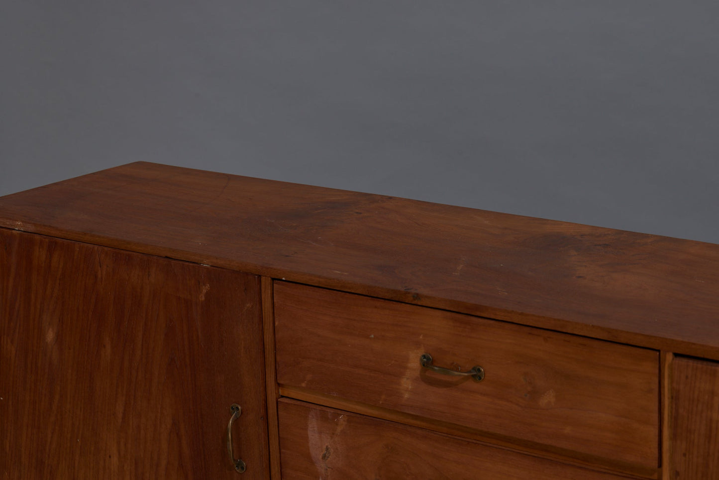 Three drawer Two Door Mid Century Modern Teak Server from Java