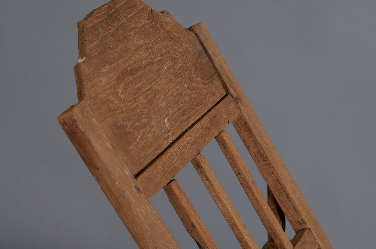 Late 19th Century Crested Back Sculptural Form Teak Lounging Chair from the Madura Island in Sumatra