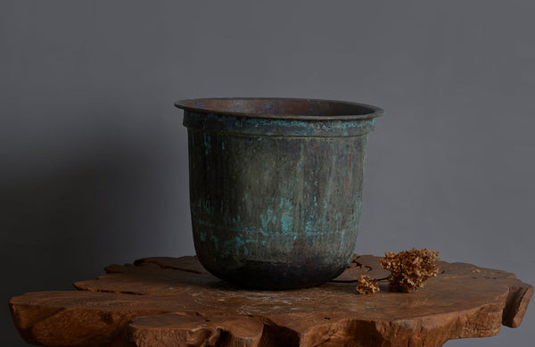 Late 19th Early 20th Century Bronze Pot for Making Batik from the Island of Java
