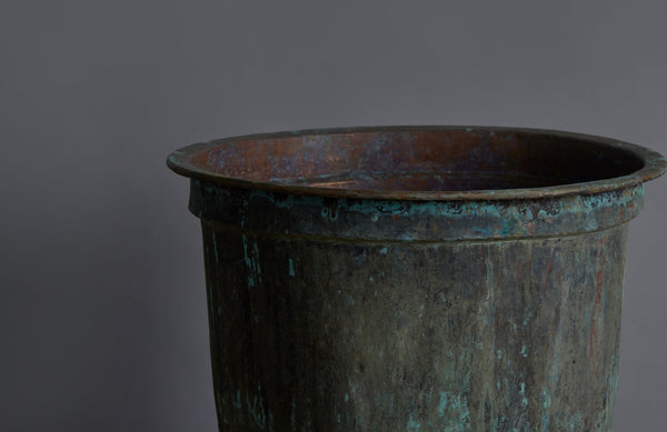 Late 19th Early 20th Century Bronze Pot for Making Batik from the Island of Java