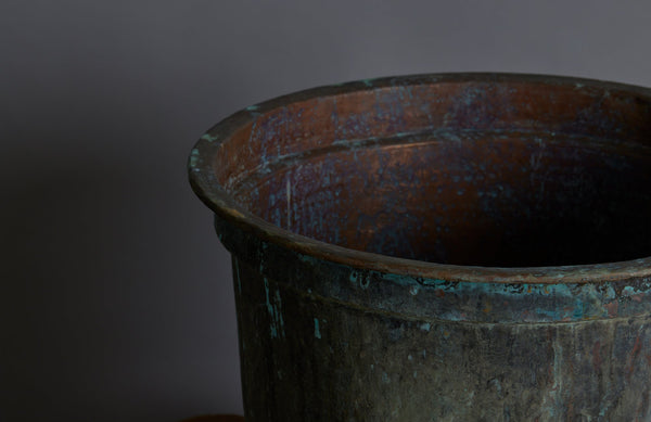 Late 19th Early 20th Century Bronze Pot for Making Batik from the Island of Java