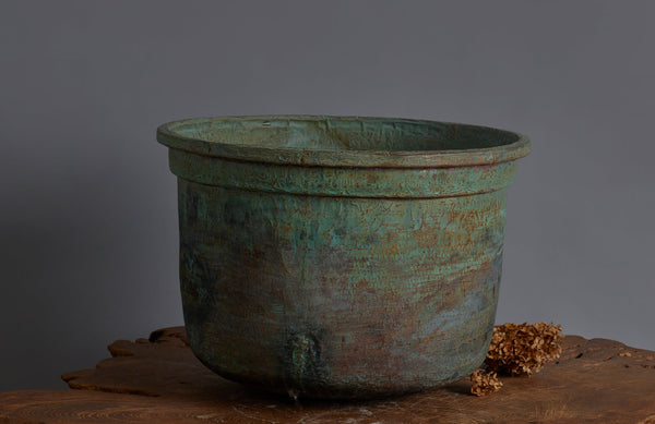Medium Late 19th Early 20th Century Bronze Pot for making Batik from the Island of Java