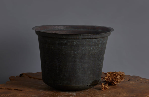 Smaller Late 19th Early 20th Century Bronze Pot for making Batik from the Island of Java