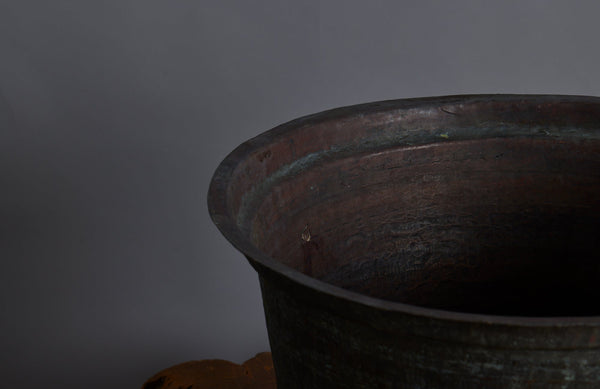 Smaller Late 19th Early 20th Century Bronze Pot for making Batik from the Island of Java