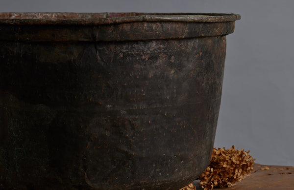 Medium to Large Late 19th Early 20th Century Bronze Pot for making Batik from the Island of Java