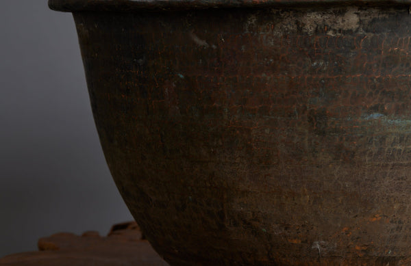 Medium Late 19th Early 20th Century Bronze  Pot for making Batik from the Island of Java