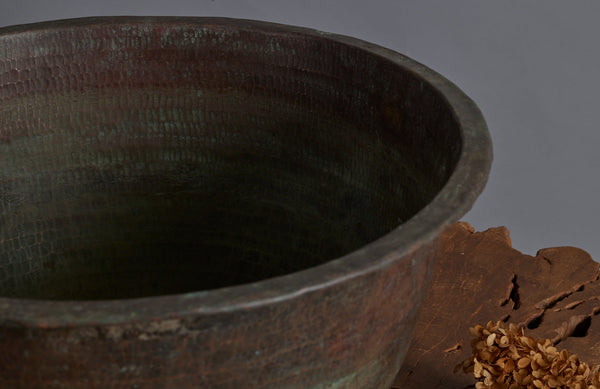 Medium Late 19th Early 20th Century Bronze  Pot for making Batik from the Island of Java