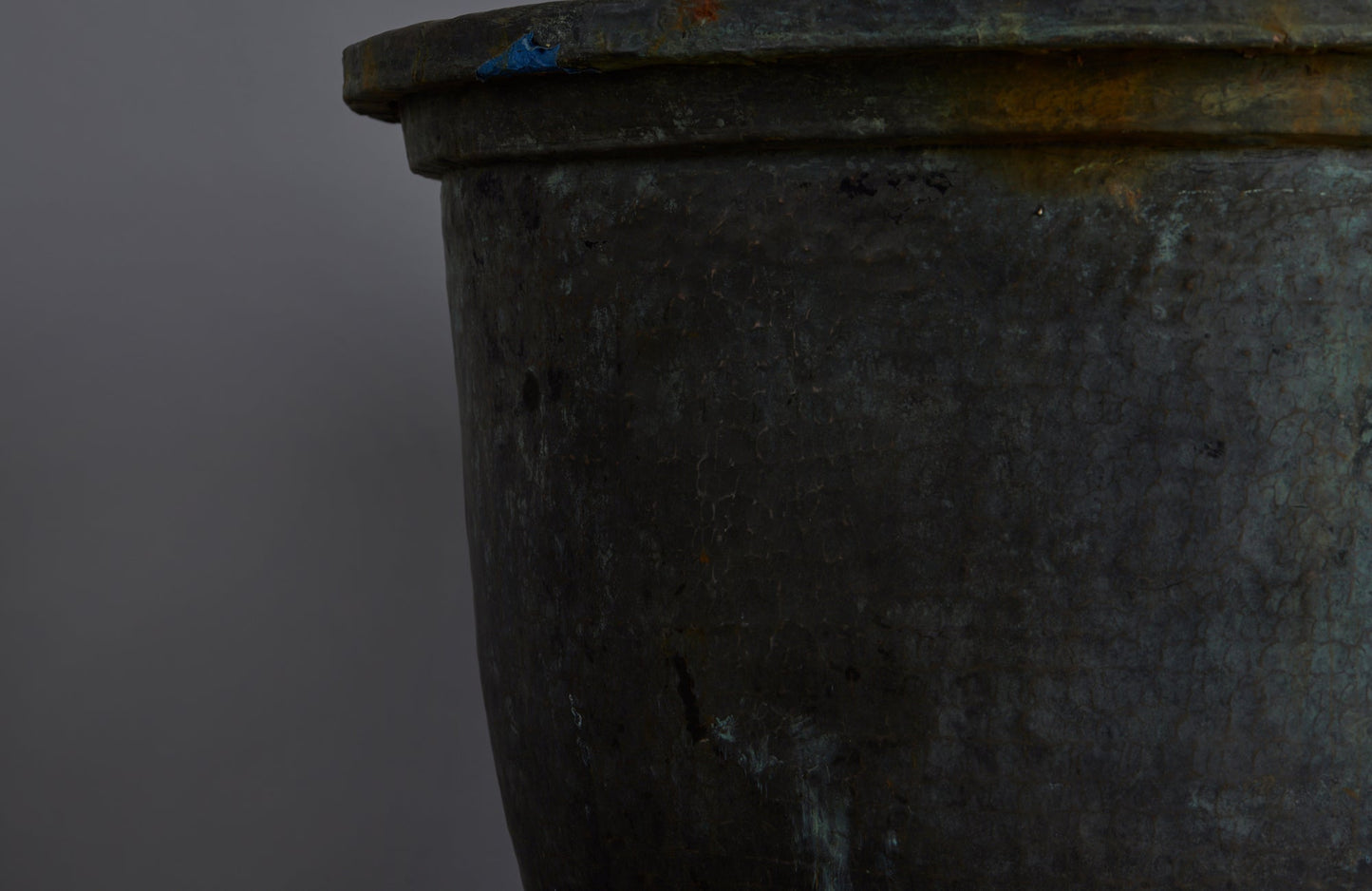 Medium to large Late 19th Early 20th Century Bronze  Pot for making Batik from the Island of Java