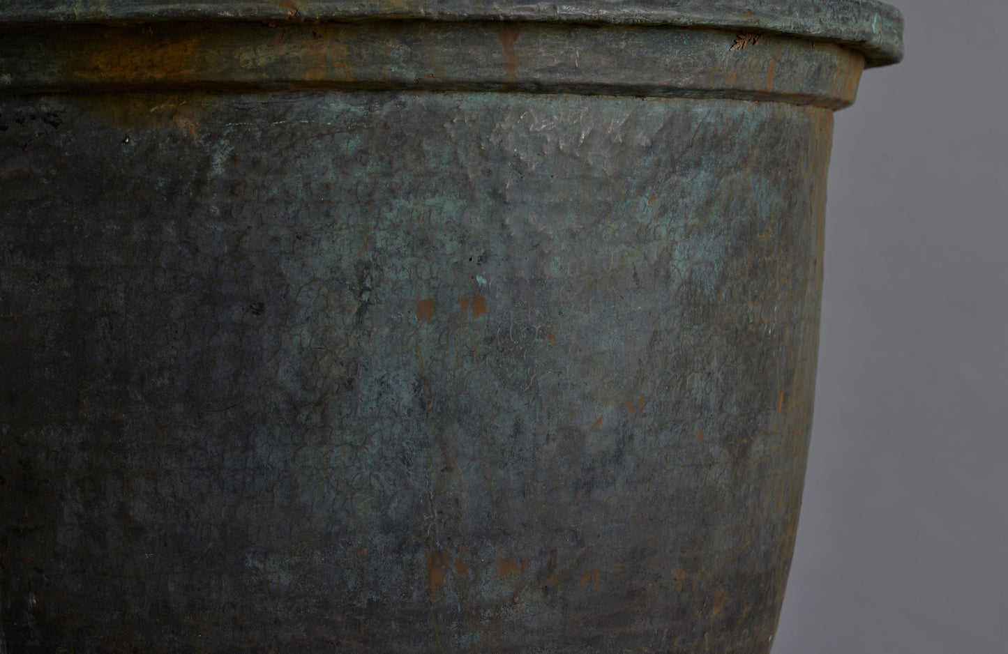 Medium to large Late 19th Early 20th Century Bronze  Pot for making Batik from the Island of Java