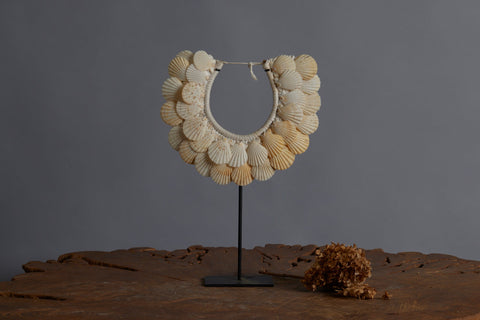 Yellow Scallop Ceremonial Necklace from Papua New Guinea