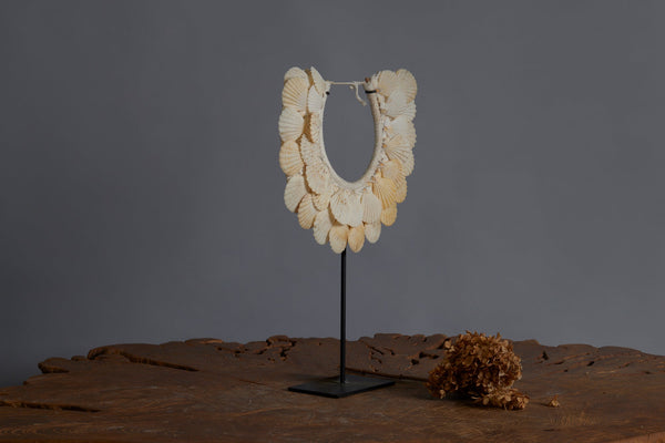 Yellow Scallop Ceremonial Necklace from Papua New Guinea