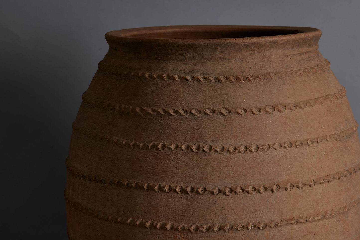 19th Century Turkish Terra Cotta Oil Jug