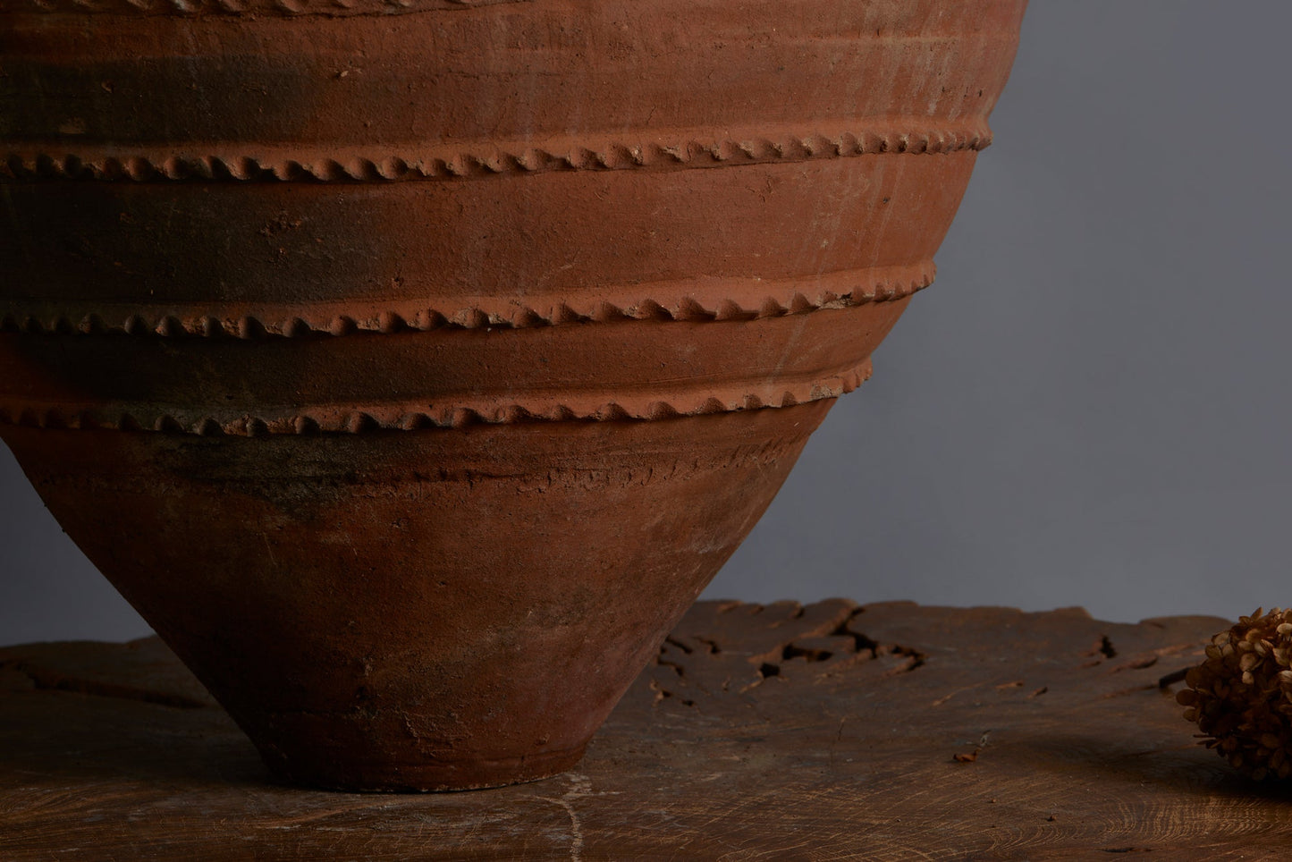 19th Century Turkish Terra Cotta Oil Jug