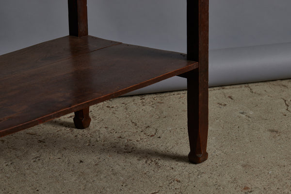 Small 19th Century Dutch Colonial One Drawer Bedside Stand