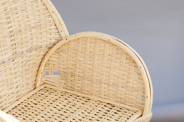 Set of 6 Bamboo Arm Chairs from Tangiers