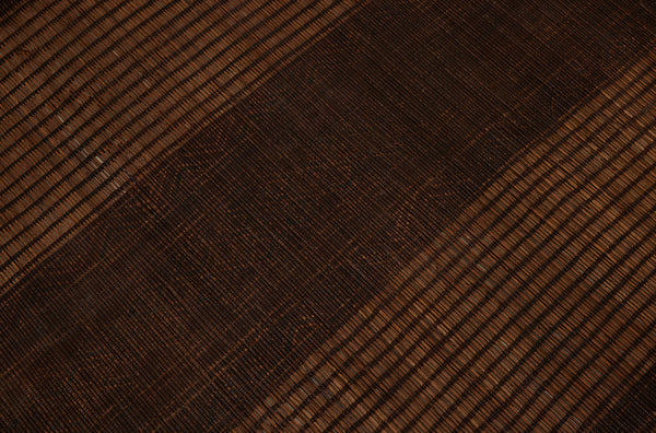 Early Large Dark Coco Colored Tuareg Carpet with a Large Decorative Central Band
