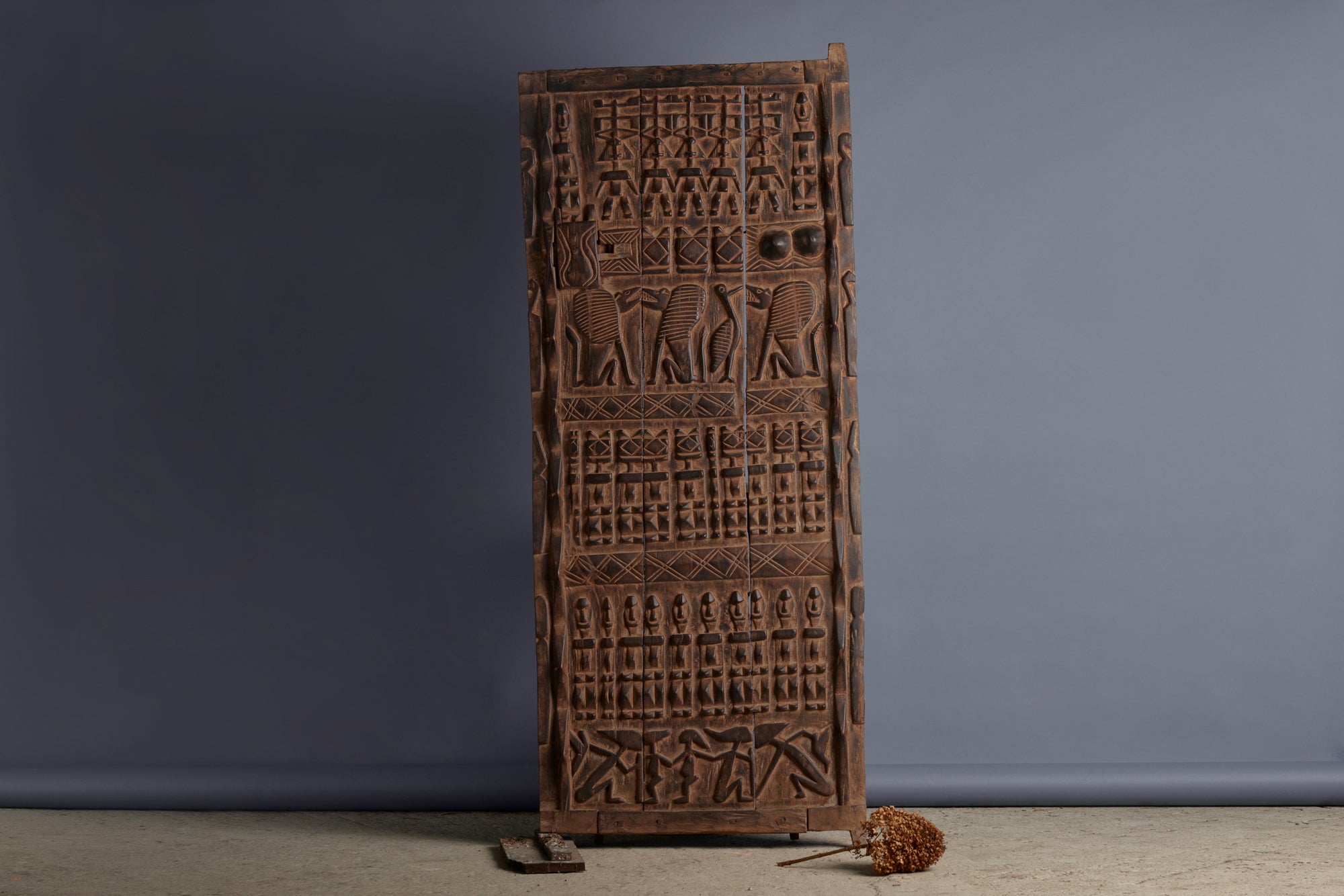 Carved African Door from Mali