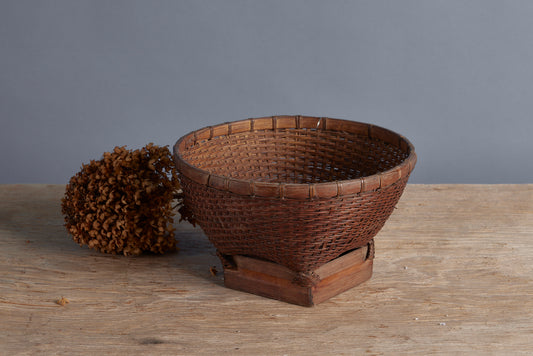 Delicate Small Storage Basket from the Island of Lombok
