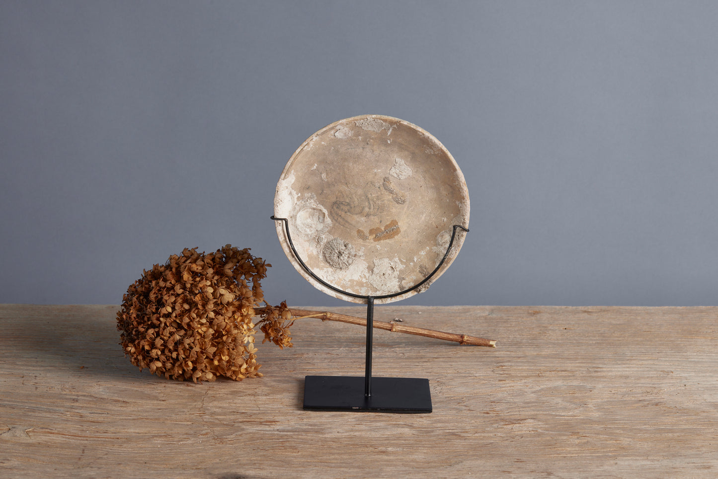 18th Century Blanc de Chine China Trade Shipwreck Saucer Mounted on Stand