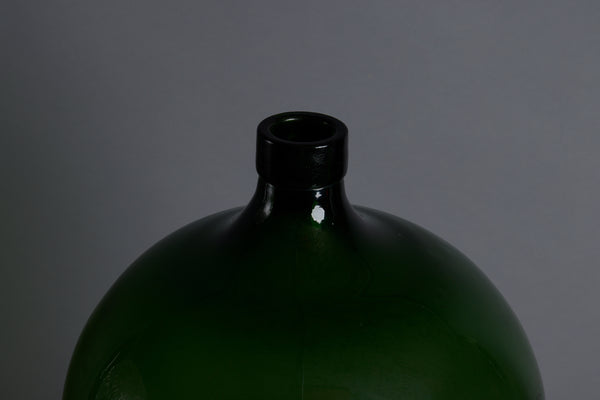 Large 19th Century Dutch Blown Green Colored Glass Demijohn