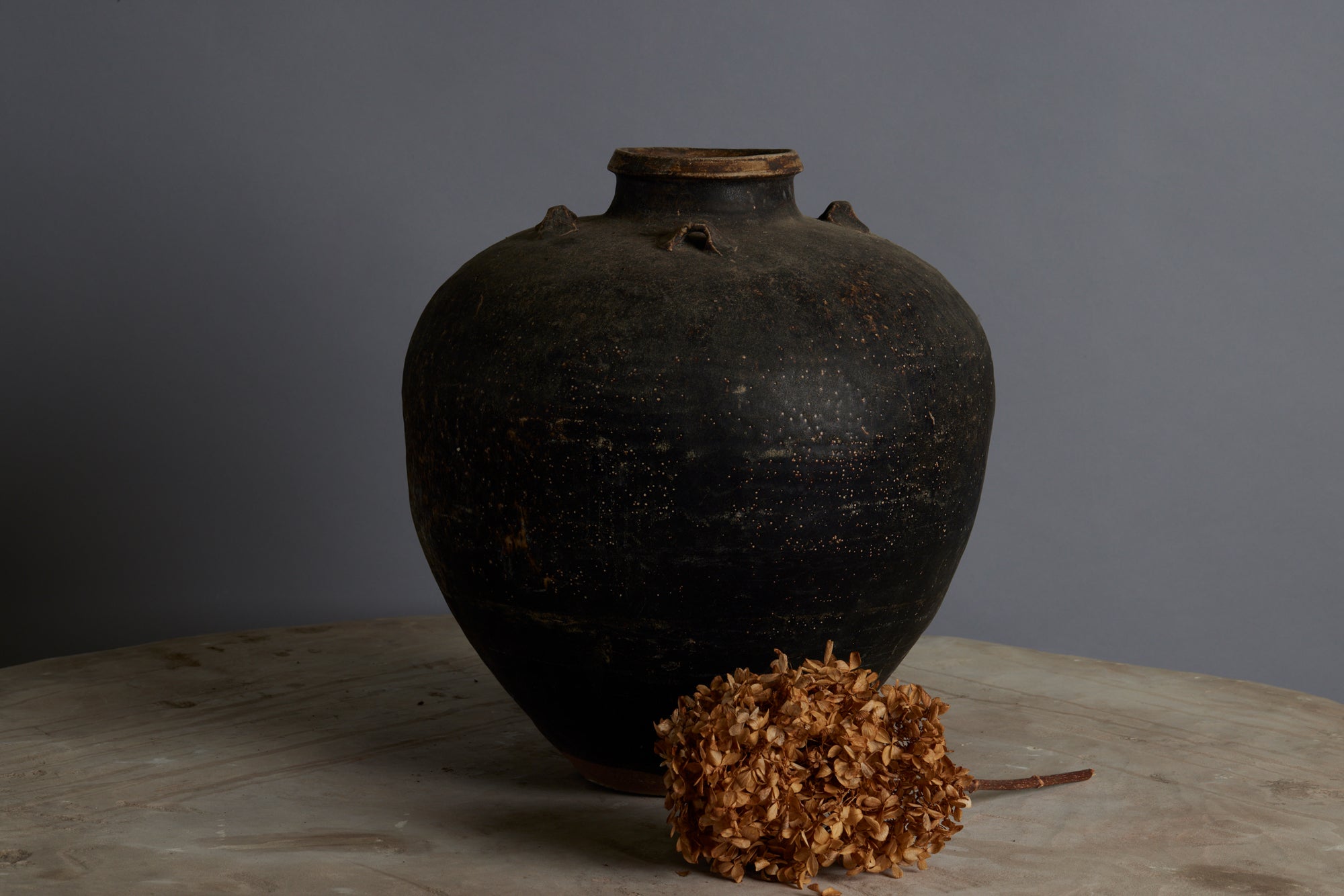 16th Century Ming Storage Jar from the Musi River in Sumatra