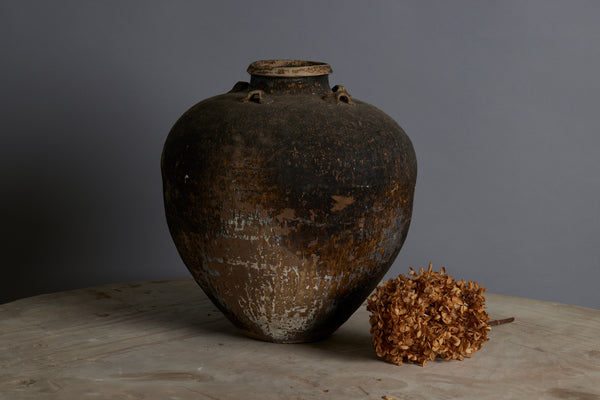 16th Century Ming Storage Jar from the Musi River in Sumatra