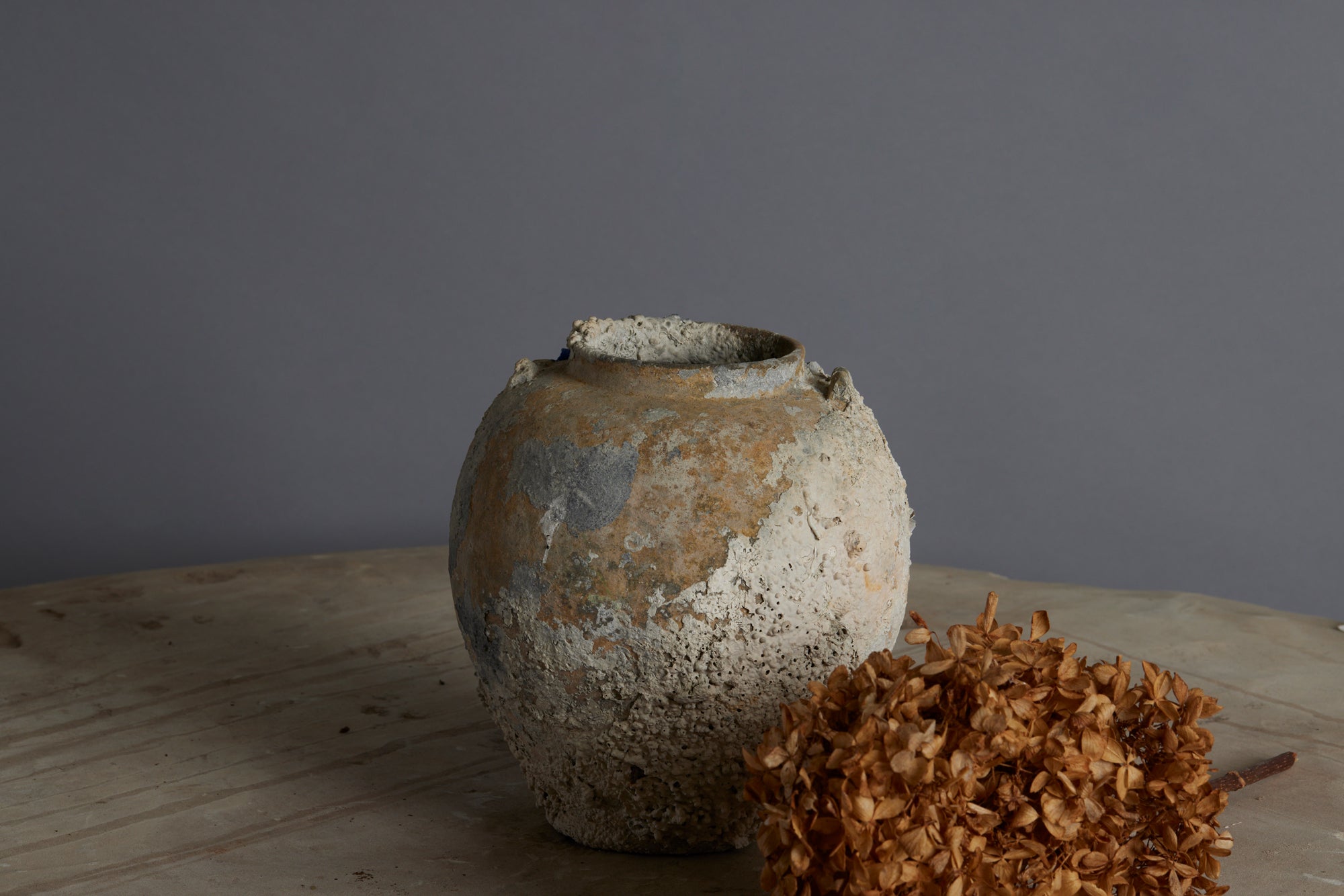 Medium Size Sung Dynasty Storage Jar from a Shipwreck off the Coast of Java