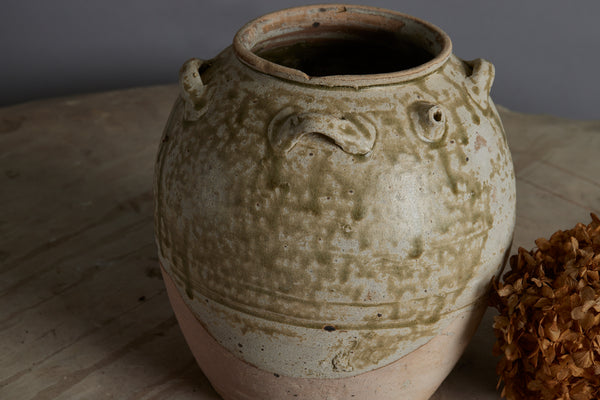 Spatterware Yue Wei Storage Jar from a Shipwreck off the Coast of Java