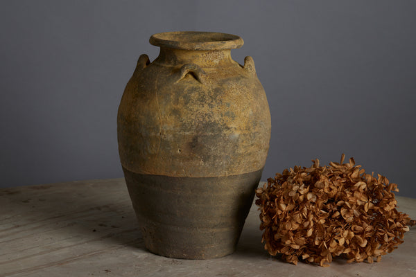 A Yellow and Brown Glaze Sung Dynasty Storage Jar Intended for the Spice Trade from the Musi River Basin