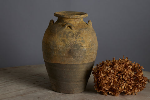 A Yellow and Brown Glaze Sung Dynasty Storage Jar Intended for the Spice Trade from the Musi River Basin