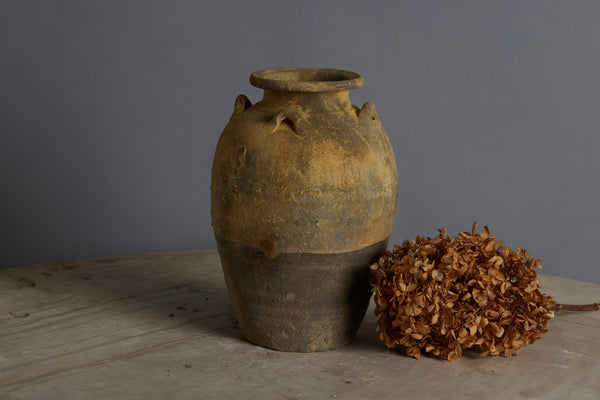 A Yellow and Brown Glaze Sung Dynasty Storage Jar Intended for the Spice Trade from the Musi River Basin