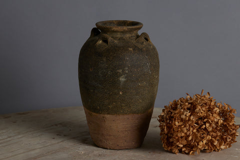 A Yellow and Brown Glaze Sung Dynasty Storage Jar Intended for the Spice Trade in Indonesia from the Musi River Basin