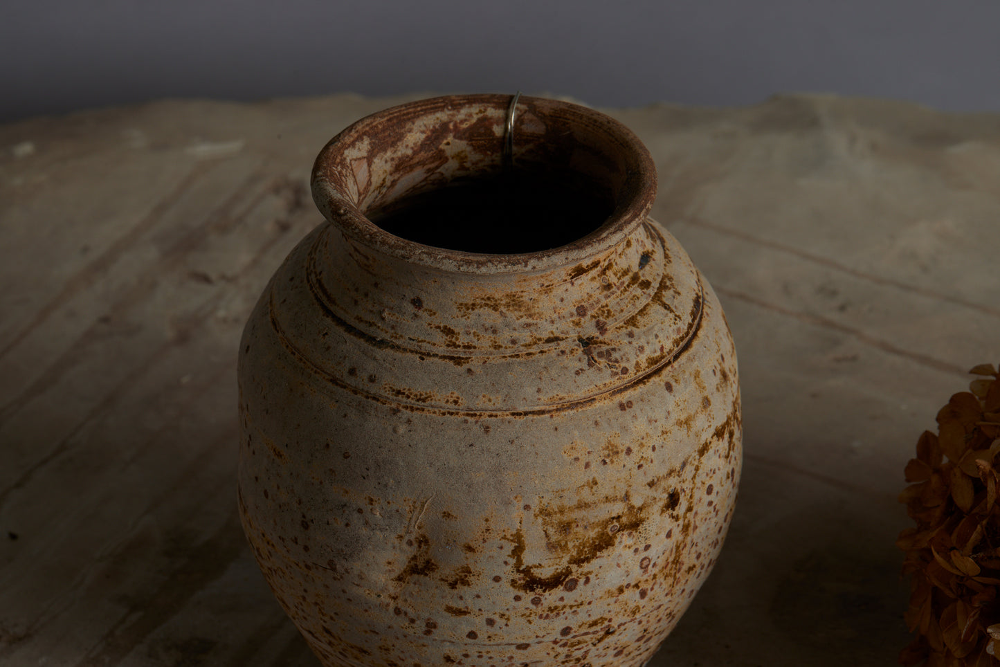 Small Light Colored Sung Dynasty Jar from a Shipwreck