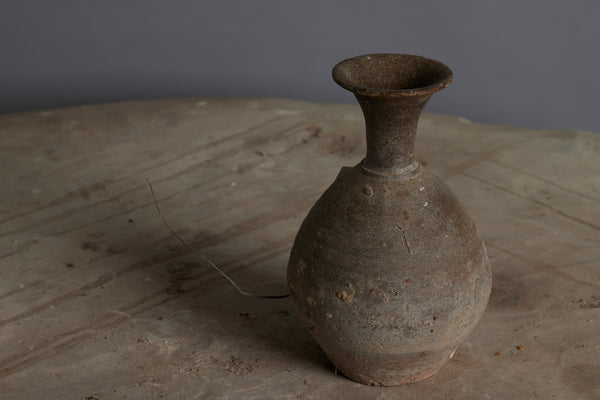 Small Sawankhalok Storage Bottle from a Shipwreck with Shell Encrustations