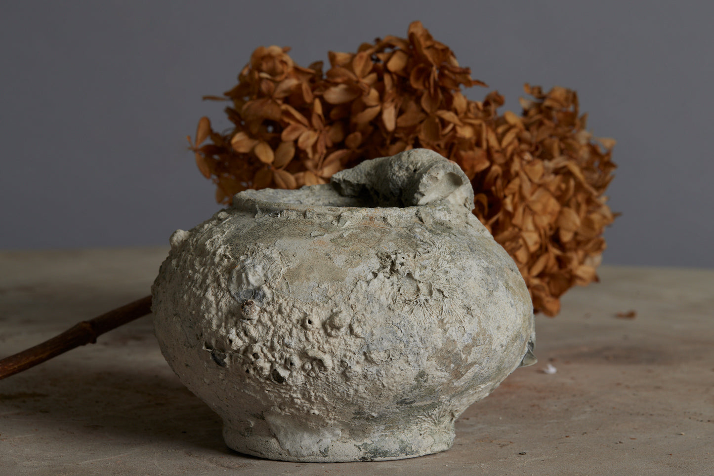 Squat Shaped White Sung Dynasty Shipwreck Jar found off the Coast of Java