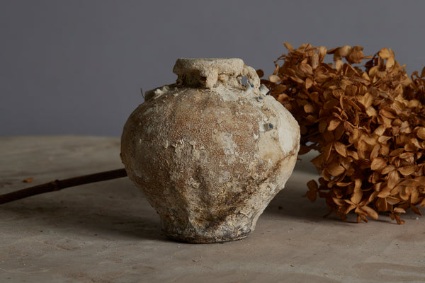 Small White Sung Dynasty Double Handle Shipwreck Bottle found off the Coast of Java